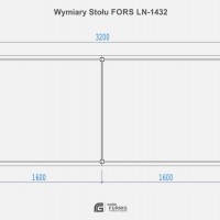 Stół FORS LN-1432 (140x320)