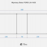 Stół FORS LN-1435 (140x348)