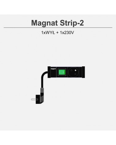 Magnat Strip 2 1xwłącznik i 1x230V