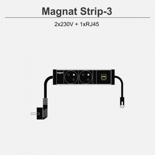 Magnat Strip-3 2x230V 1xRJ45