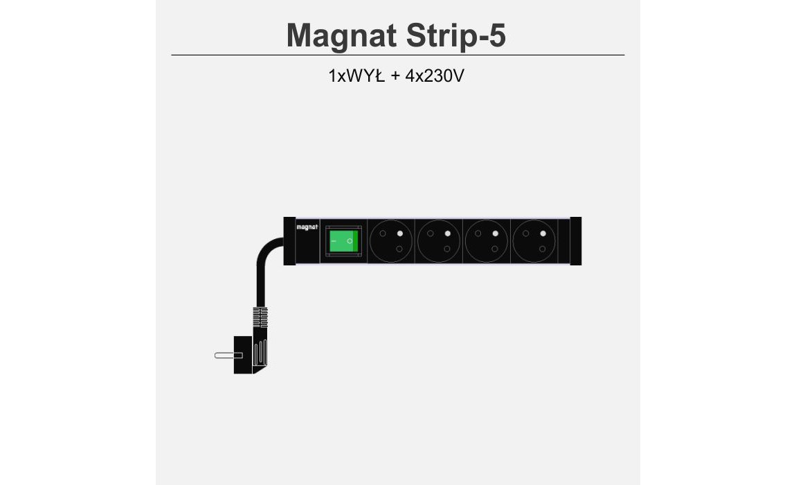 Magnat Strip-5 1wył 4x230V