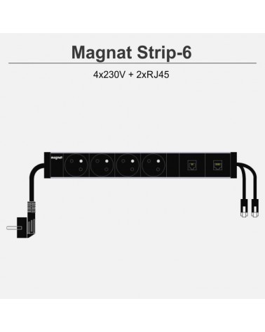 Magnat Strip-6 4x230V 2xRJ45