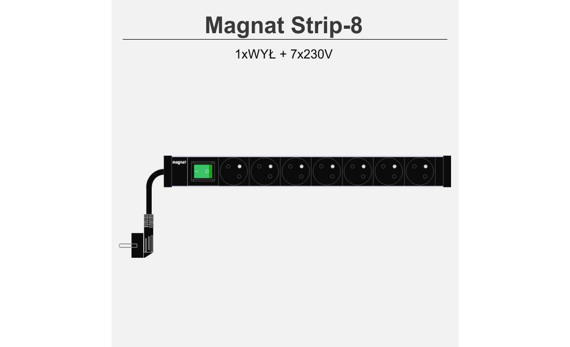 Magnat Strip-8 7x230V 1wył
