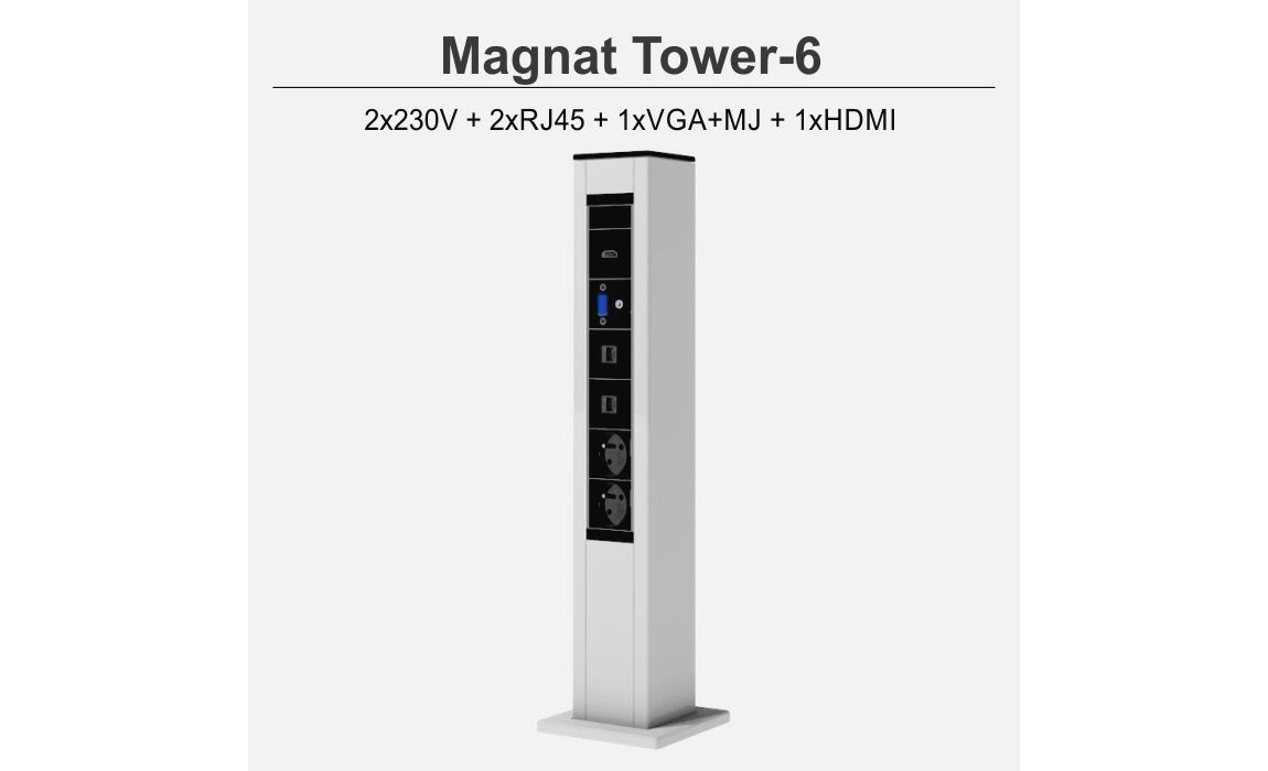 Magnat Tower-6 2x230V+2xRJ45+1xVGA+MJ+1xHDMI