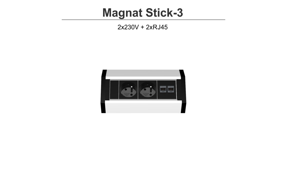 Magnat Stick-3 2x230V+2xRJ45