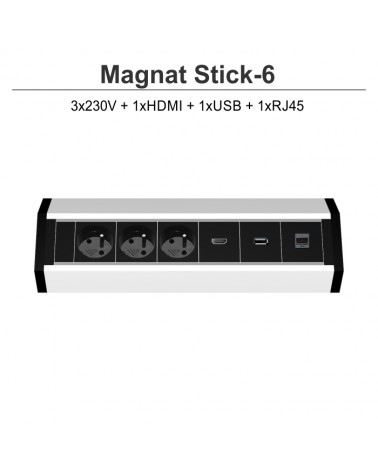 Magnat Stick-6 3x230V 1xHDMI 1xUSB 1xRJ45