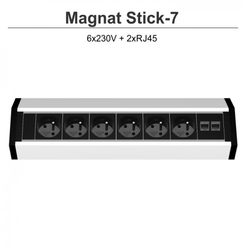 Magnat Stick-7 6x230V 2xRJ45