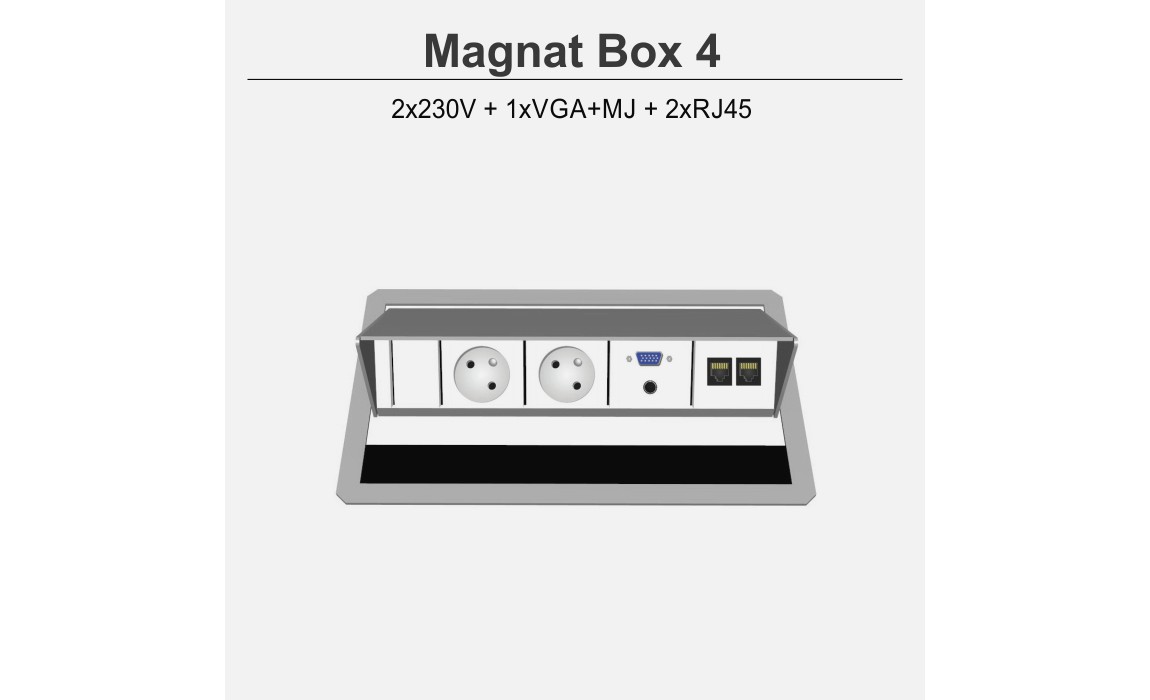 Magnat Box-4 2x230V+1xVGA+MJ+2xRJ45