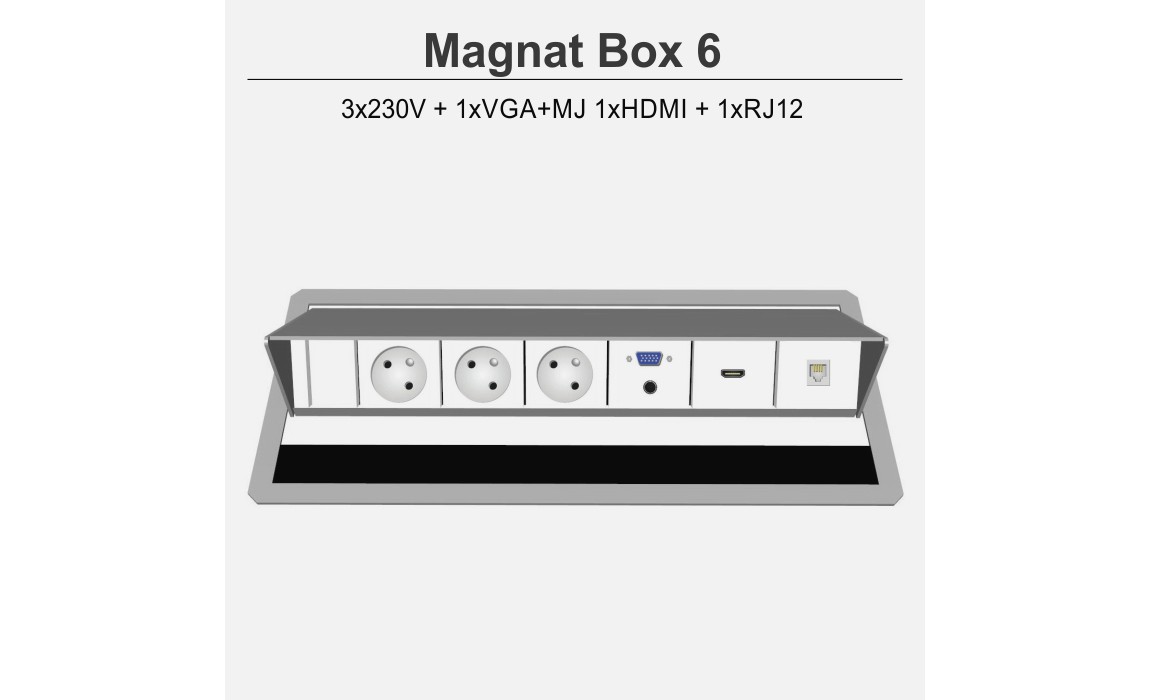 Magnat Box-6 3x230V+1xVGA+MJ+1xHDMI+1xRJ12