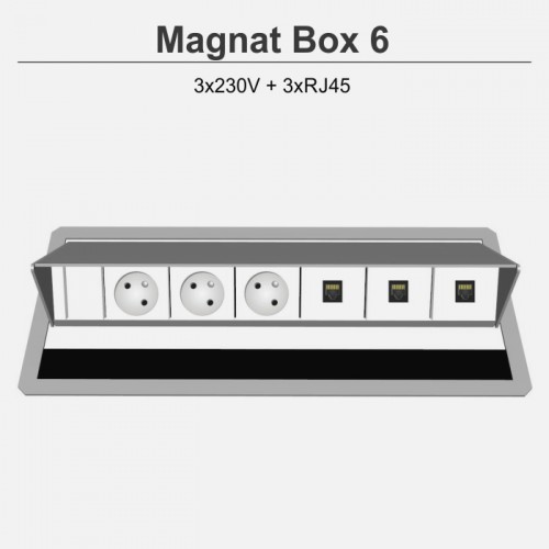 Magnat Box-6 3x230V+3xRJ45