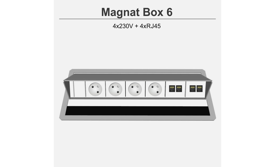 Magnat Box-6 4x230V+4xRJ45