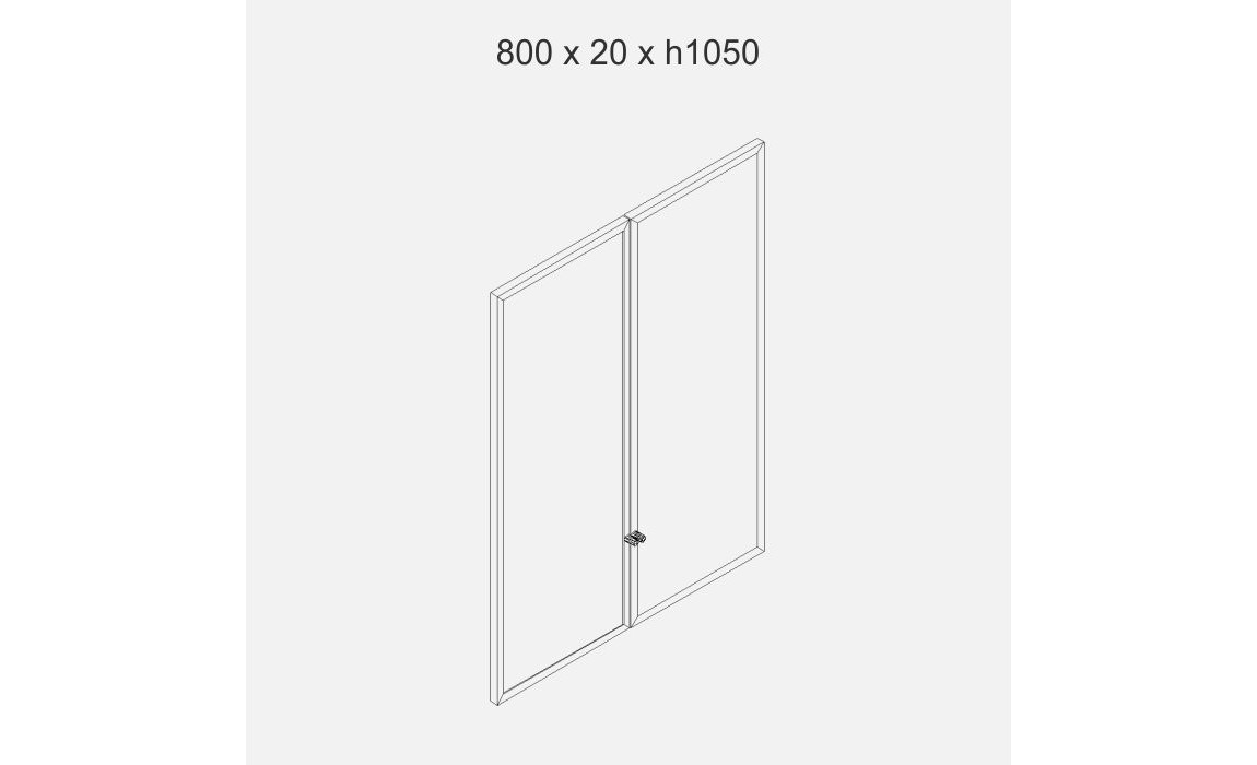 Drzwi Szklane Basic KS310