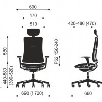Wymiary Krzesła Violle 131SFL