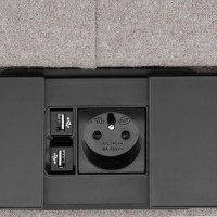 Mediaport 1x 230V + 2x port USB