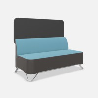 Sofa SoftBox 2BW z parawanem