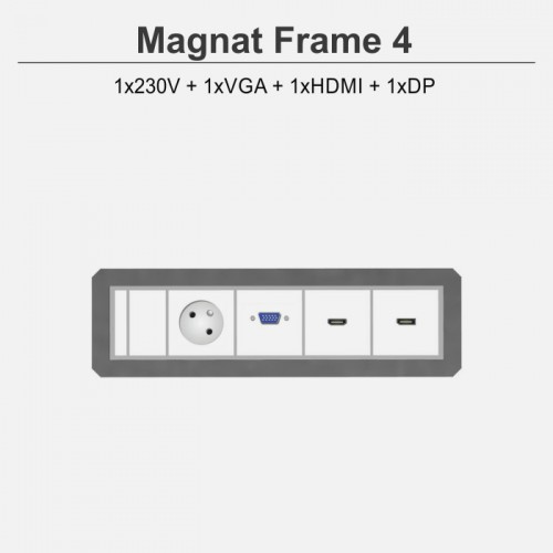Magnat Frame-4 1x230V+1xVGA+1xHDMI+1xDP