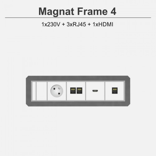 Magnat Frame-4 1x230V+3xRJ45+1xHDMI