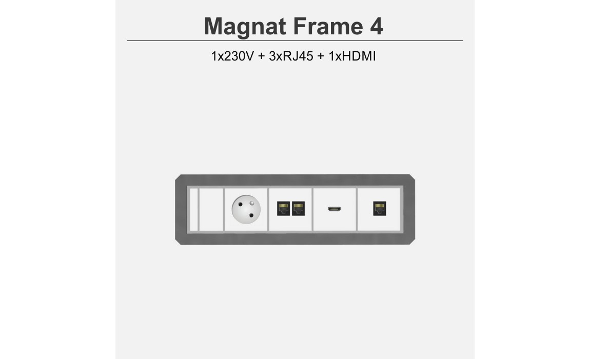 Magnat Frame-4 1x230V+3xRJ45+1xHDMI