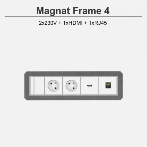 Magnat Frame-4 2x230V+1xHDMI+1xRJ45