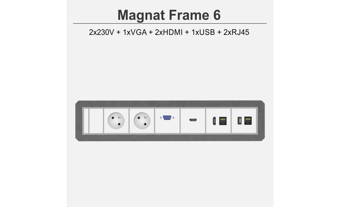 Magnat Frame-6 2x230V+1xVGA+2xHDMI+1xUSB+2xRJ45