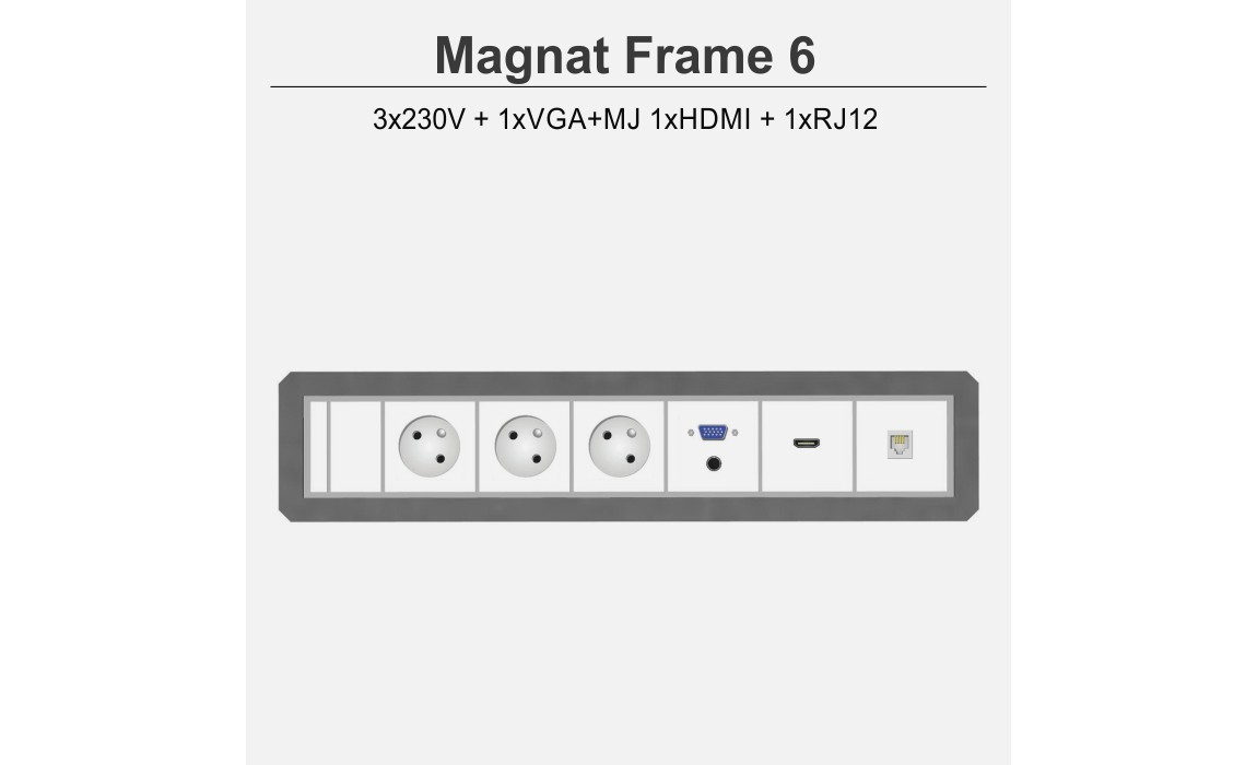 Magnat Frame-6 3x230V+1xVGA+MJ+1xHDMI+1xRJ12