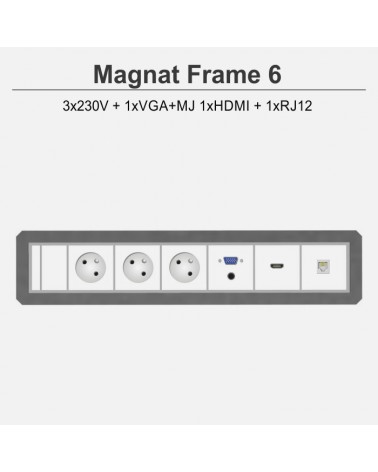 Magnat Frame-6 3x230V+1xVGA+MJ+1xHDMI+1xRJ12