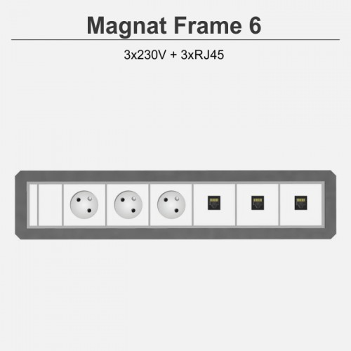 Magnat Frame-6 3x230V+3xRJ45