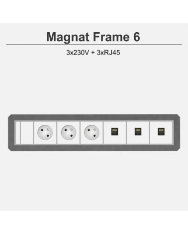 Magnat Frame-6 3x230V+3xRJ45