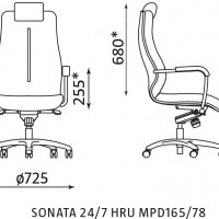 Wymiary Fotela Sonata 24/7 HRU