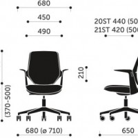 Wymiary Krzesła Trillo Pro 20ST