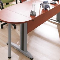 Dostawka łukowa biurka na stopach BS012